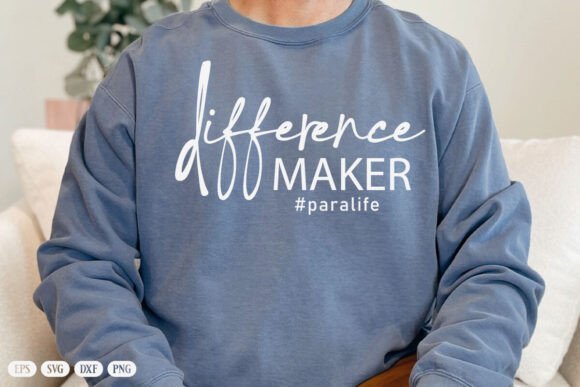 Difference Maker Para Life SVG for Crafts and Graphics
