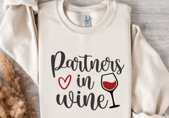 Partners in Wine SVG for Local Business Branding